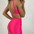 Conjunto de Short Liz Microcanelado Rosa de Alta Compressão - comprar online