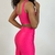 Conjunto de Calça Aurora Microcanelado Rosa de Alta Compressão - comprar online