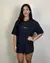 Tshirt Oversized "Gym is my Therapy" Preta na internet