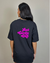 Tshirt Oversized "Anti Cardio Club" Preta na internet