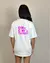 Tshirt Oversized "Gym is my Therapy" Off White