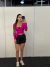 Cropped Transpassado Fucsia - comprar online