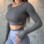 Cropped Rafa Cinza Chumbo