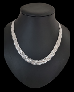 COLAR FEMININO 4 FIOS TRANÇADO