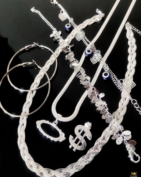 KIT FEMININO 7 PEÇAS OAKLEY E CIFRÃO