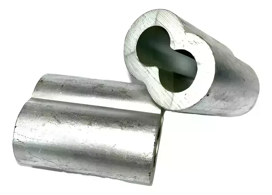 Casquillo prensacable de aluminio 6mm