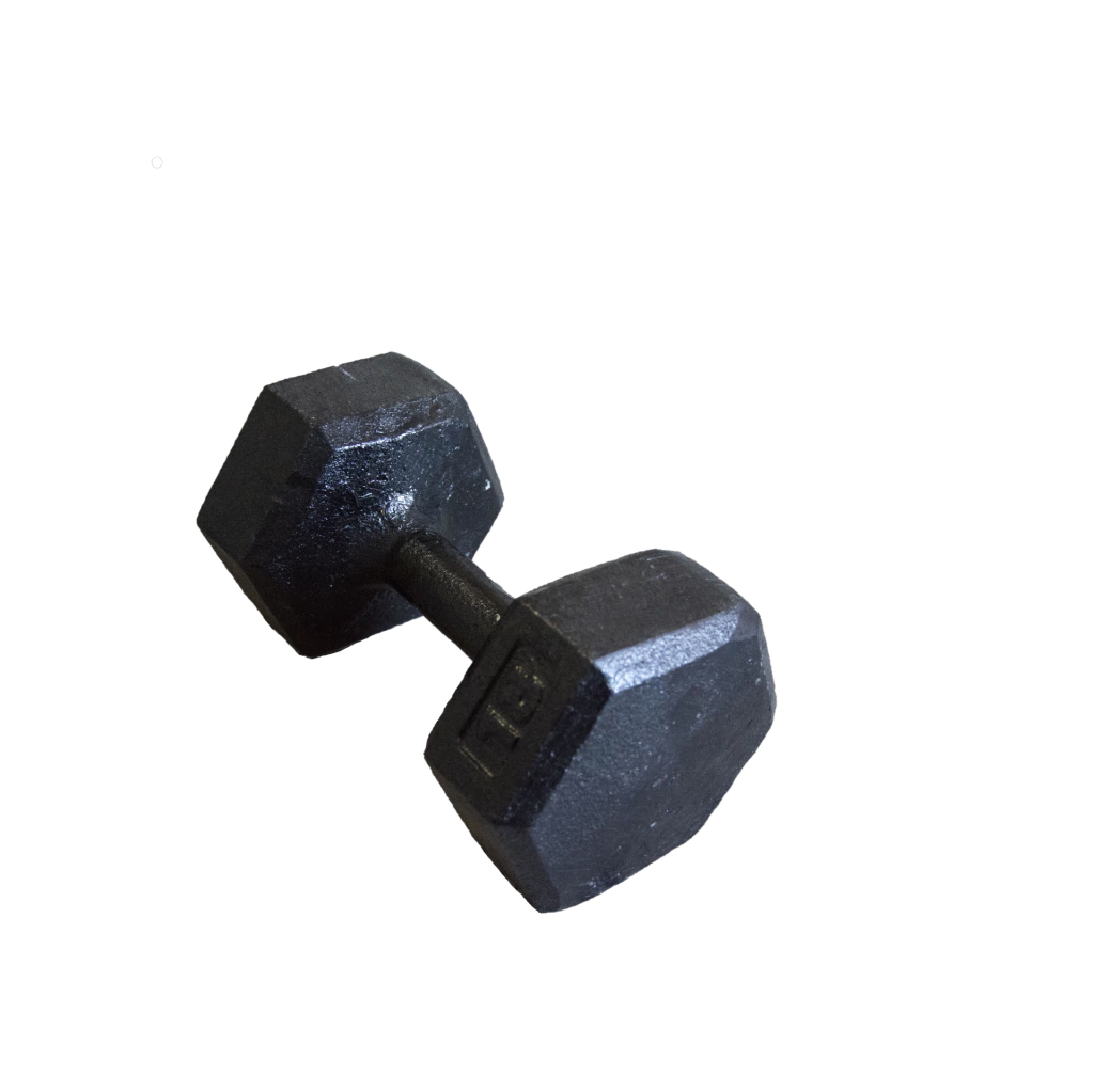 Mancuerna de fundicion hexagonal 18kg
