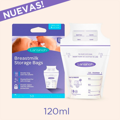 Bolsas de Almacenamiento de Leche Materna de 120ml x 50
