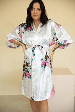 Kimonos Flor - Pavo Real - Nursimom