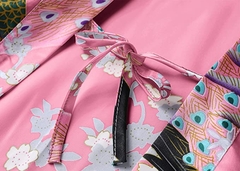 Kimonos Flor - Pavo Real