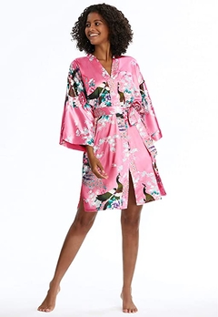 Kimonos Flor - Pavo Real - comprar online