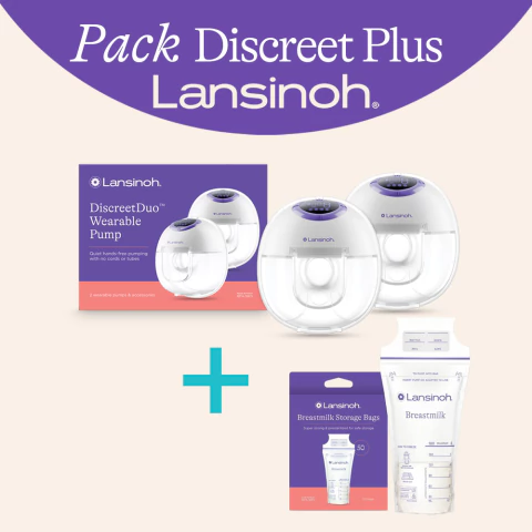 Pack Discreet Plus (Sacaleche manos libres + Bolsitas de Almacenamiento x 50u.) - comprar online