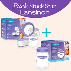 Pack Stock Star (Sacaleche Eléctrico + Botellas de Almacenamiento)