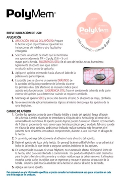 Polymem apósito para heridas 17x19cm - Nursimom