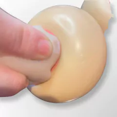 Teta didáctica de goma pezón grande en internet