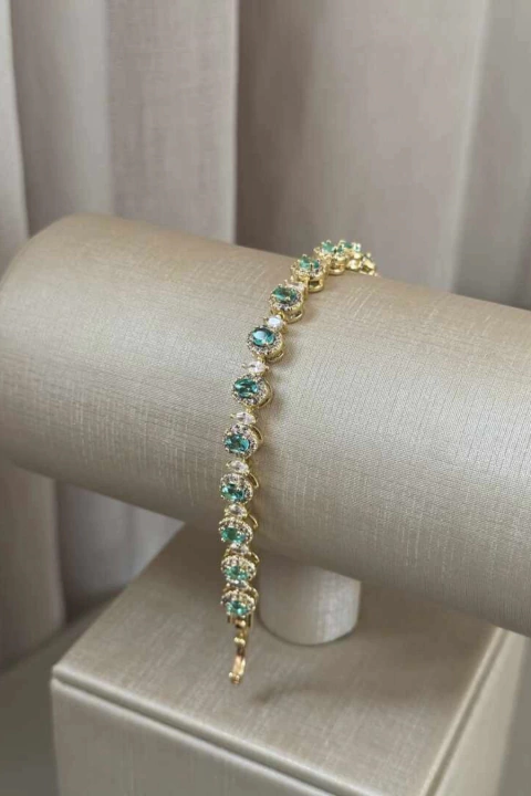 Pulseira Riviera Luxo Cristal e Turmalina - comprar online