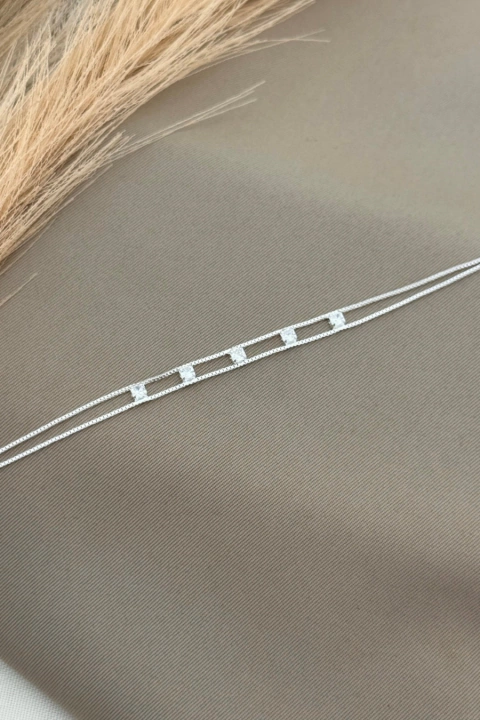 Pulseira Dupla Pontos de Luz