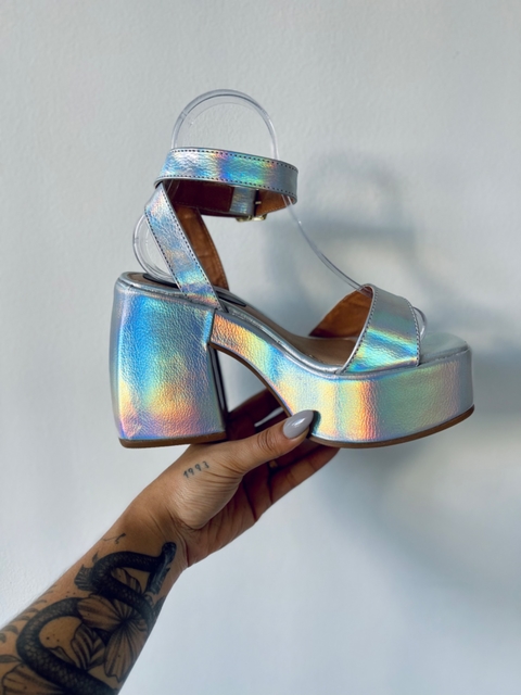 Sandália SHERON- Holográfica