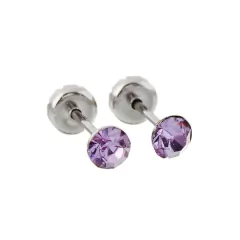 Aritos Strass Acero Quirurgico - tienda online