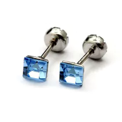 Aritos Strass Sw Cuadrado