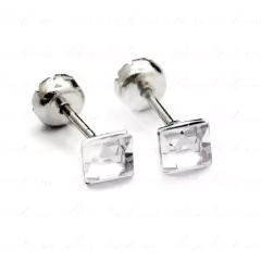 Aritos Strass Sw Cuadrado - comprar online