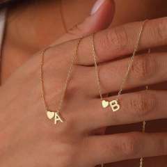Collar Baby + Heart Gold - tienda online