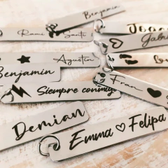 Collar Barrita Acero Quirurgico - tienda online