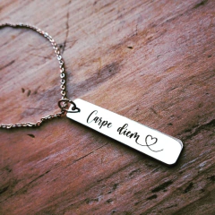 Collar Barrita Acero Quirurgico - comprar online