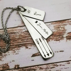 Collar Barrita Acero Quirurgico - Jhune Joyeria