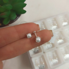 Aros Perla Engarzada