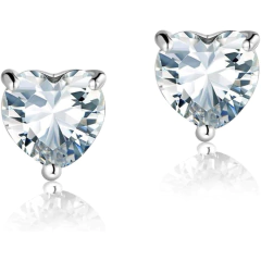 Aros Strass Corazon Cubic