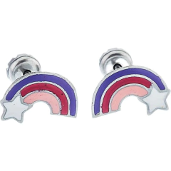 Imagen de Aritos Arcoiris Estrellita