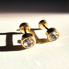 Aritos Susanitos Gold - Jhune Joyeria