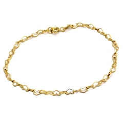 Pulsera Bound Heart Gold