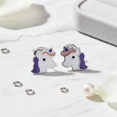 Aritos Unicornio - comprar online