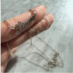 Collar Nombre Silver - tienda online