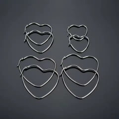 Aritos Corazon Argolla - comprar online