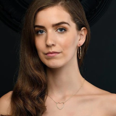 Aros Corazon Argolla Dorados - Jhune Joyeria