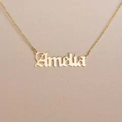 Collar Name Gold - comprar online