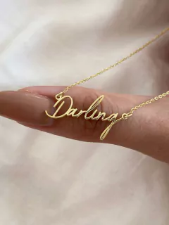 Collar Name Gold en internet