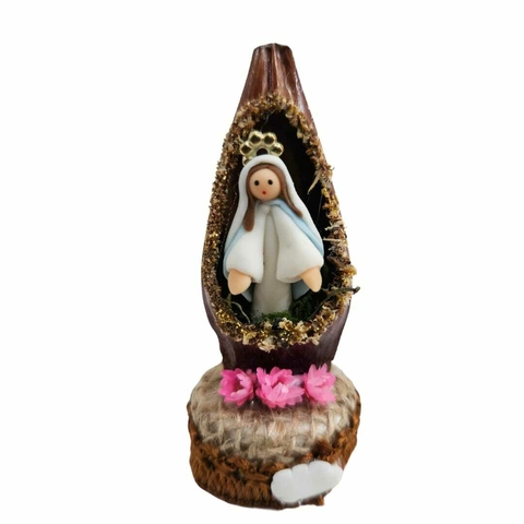 Mini Escultura Decorativa Nossa Sra Das Graças