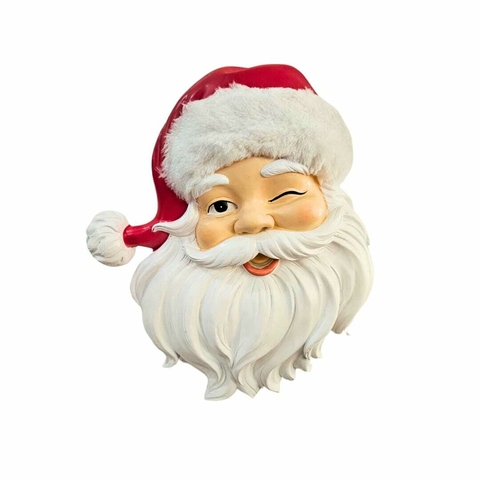Enfeite Parede Papai Noel 30cm