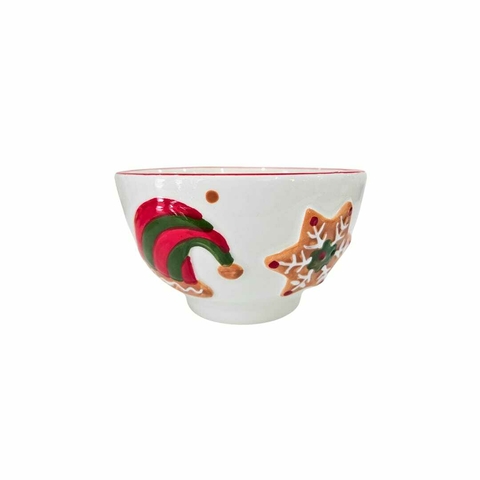 Natal Bowl Decorativo Cookie 7x13x13cm