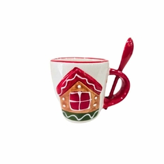 Xícara Café C/ Colher Cookie