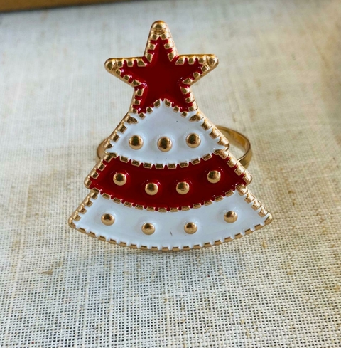 Anel de Guardanapo arvore 3,5cm - metal