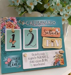 CALENDÁRIO PERMANENTE DE MESA FRASE DO DIA 18X22