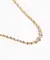 Colar Torcido 70 cm ouro 18k