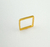 Anel Quadrado ouro 18k