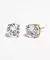 Mini Brinco Zircônia Redonda ouro 18k