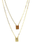Escapulário Quadrado banhado a ouro 18k - comprar online